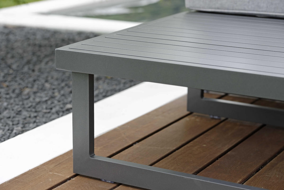 Preview: STERN® NEW HOLLY Beistelltisch Hocker 72x72x33 cm