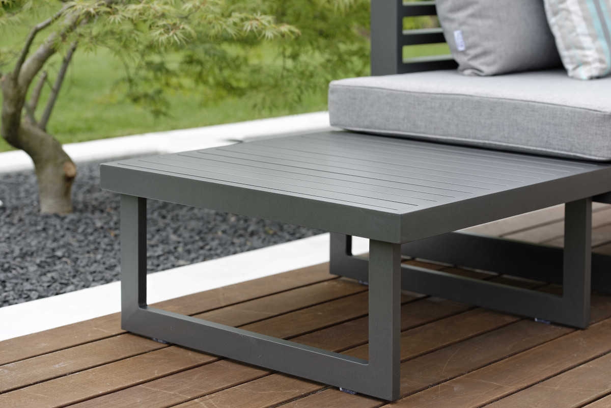 Preview: STERN® NEW HOLLY Beistelltisch Hocker 72x72x33 cm