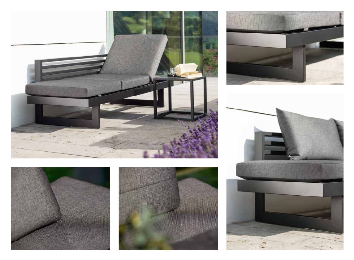 STERN® NEW HOLLY Lounge Liege mit Auflage