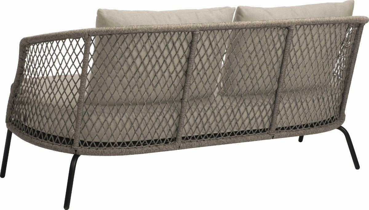 Preview: STERN® Lounge Sofa 2-Sitzer ODEA in Kordel-Optik mit Kissen