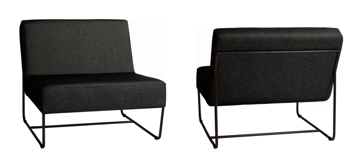 STERN® Loungeserie MIA Edelstahl schwarz matt