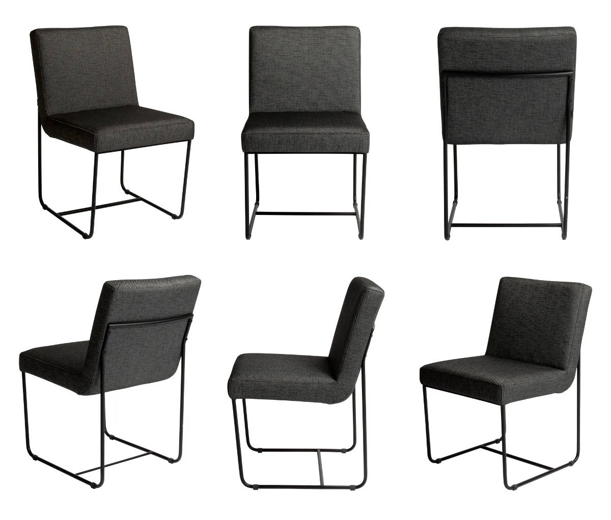 STERN® Loungeserie MIA Edelstahl schwarz matt