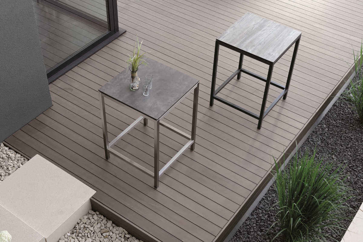 Preview: STERN® Aluminium Stehtischgestell 80x80cm in 4 Farben