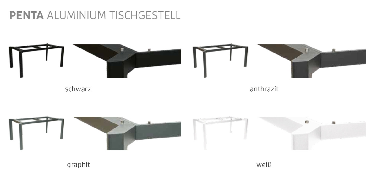 Preview: Aluminium schwarz matt