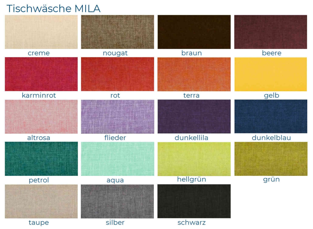 Preview: Tischwäsche MILA aus 100% Polyester