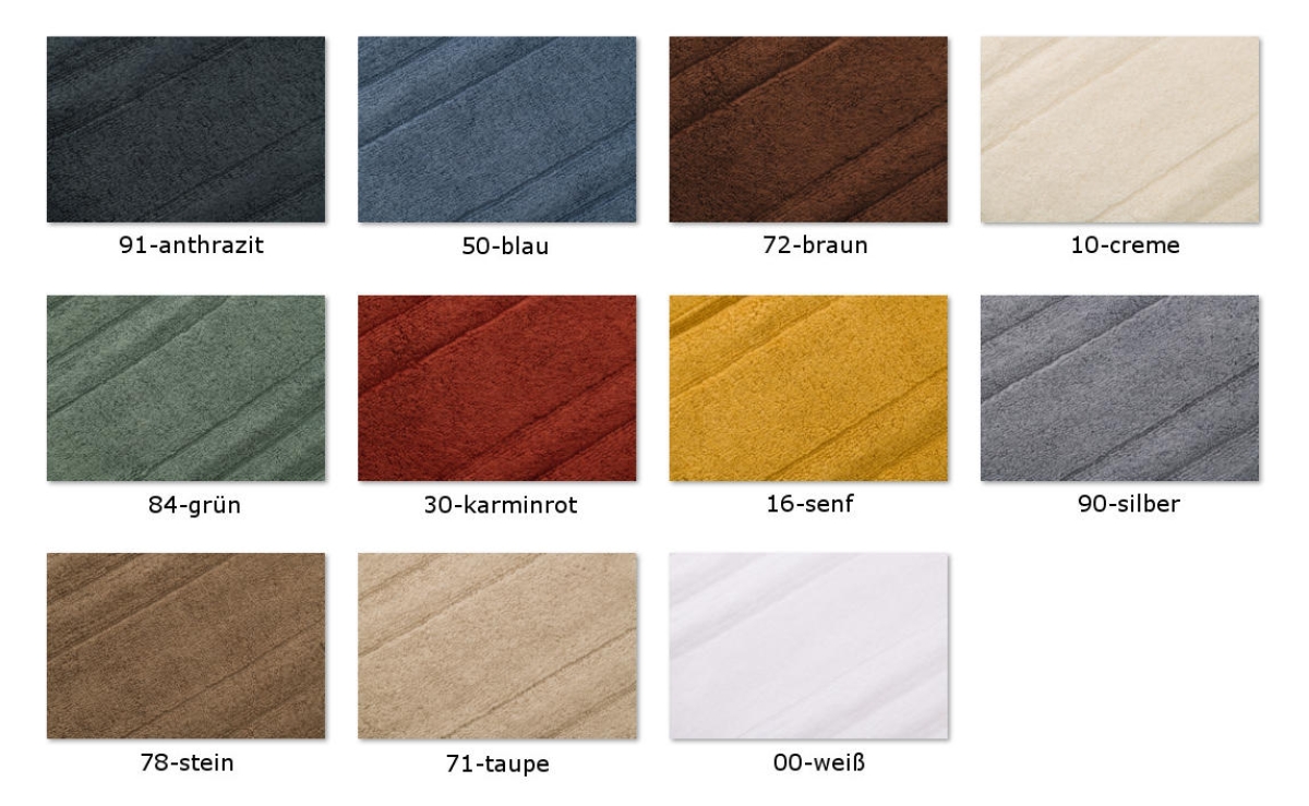 Zero Twist Frottier MAILAND 700g/m² Saunatuch Badetuch
