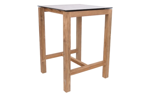 STERN® Bartischgestell THEO Old Teak für Tischplatte 80x80cm