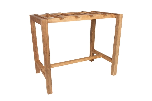 STERN® Bartischgestell THEO Old Teak für Tischplatte 130x80cm