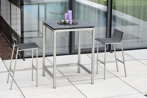 STERN® Stehtischgestell CLASSIC Edelstahl Vierkant 80x80cm