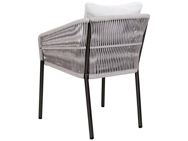 STERN® Dining Stapelsessel JELLA - anthrazit Stone mit Kissen in 6 Farben