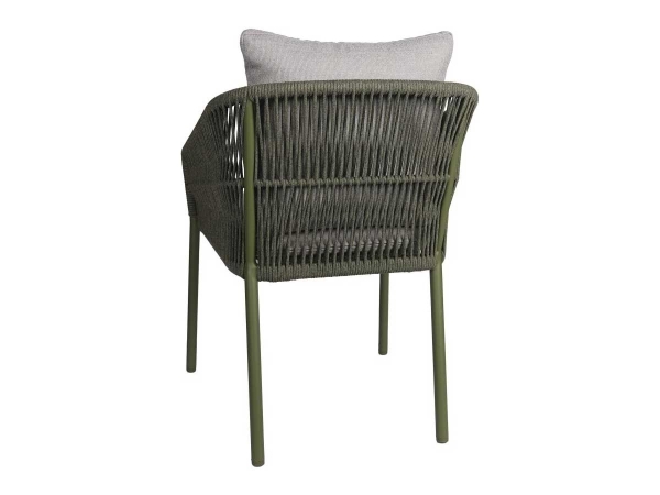 STERN® Dining Stapelsessel JELLA - oliv mit Kissen in 6 Farben