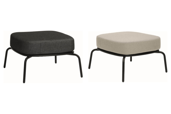 STERN® Lounge Hocker ODEA Aluminium mit Kissen