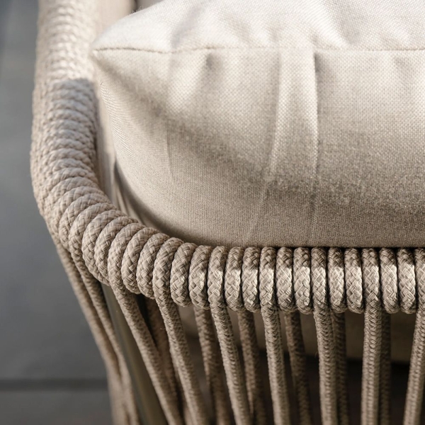 STERN® Sofa 2-Sitzer MARLA Kordel-Optik mit Kissen