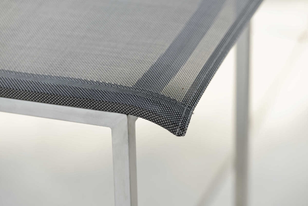 STERN® Outdoor Barhocker BARNY Edelstahl silber