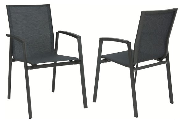 STERN® Terrassenstuhl NEW TOP Stapelsessel mit Armlehne