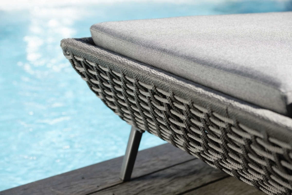 STERN® Daybed GRETA Kordel-Optik mit Auflage