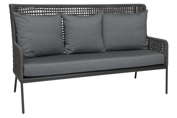 STERN® Lounge Sofa GRETA Kordel-Optik mit Kissen