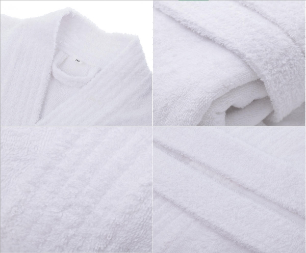Bademantel VERONA Kimonoform oder Schalkragen Gr. M-3XL