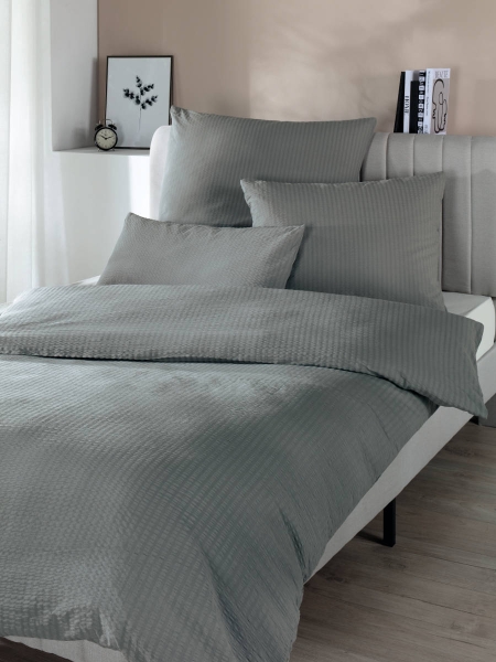 Bettgarnitur RENFORCÉ-SEERSUCKER 140g in 3 Farben