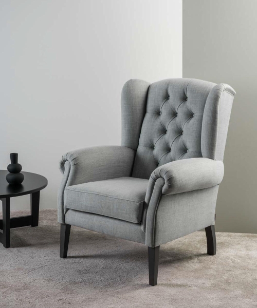 CASSALLO® Design Sessel OTTO 01 mit Knopfheftung