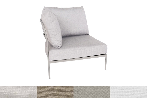 STERN® Lounge Eckelement COCO Aluminium greige
