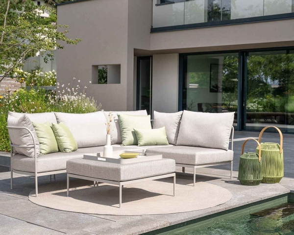 STERN® Lounge Eckelement COCO Aluminium greige