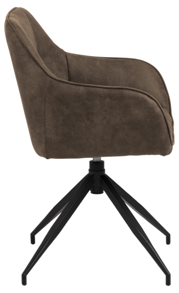 Drehstuhl MOLLARELLA mit Armlehne Stoff Preston, VE4