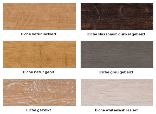 Tischplatte Eiche Massiv 40 mm