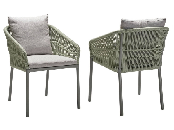 STERN® Dining Stapelsessel JELLA - Pistazie mit Kissen in 6 Farben