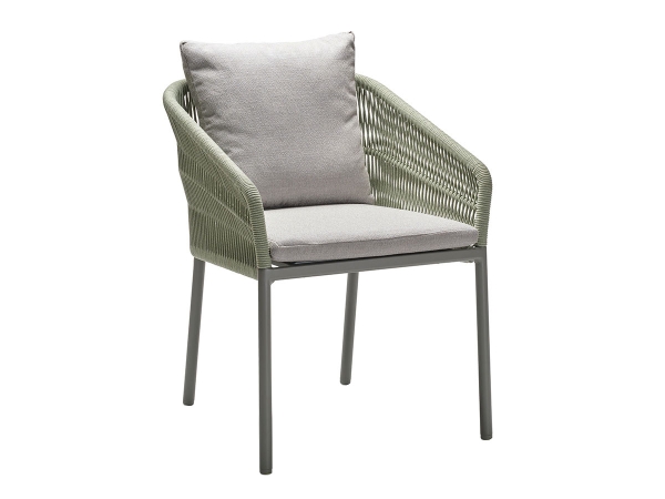 STERN® Dining Stapelsessel JELLA - Pistazie mit Kissen in 6 Farben