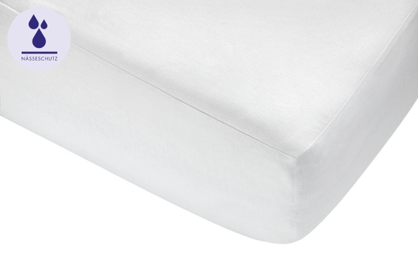Jersey Hygiene Spannbetttuch 100% BW Unterseite PU beschichtet