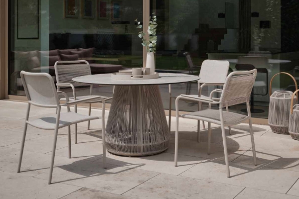 STERN® Stapelsessel JORIS Aluminium mit Kordel
