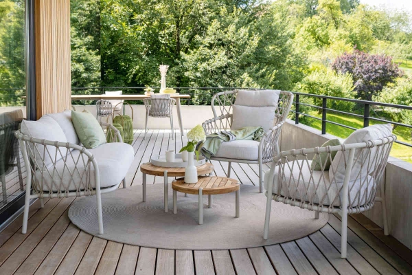 STERN® Pfauen Sessel KLEA mit Sitz- und Rückenkissen