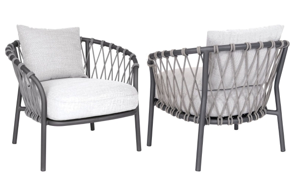 STERN® Lounge Sessel KLEA mit Sitz- und Rückenkissen
