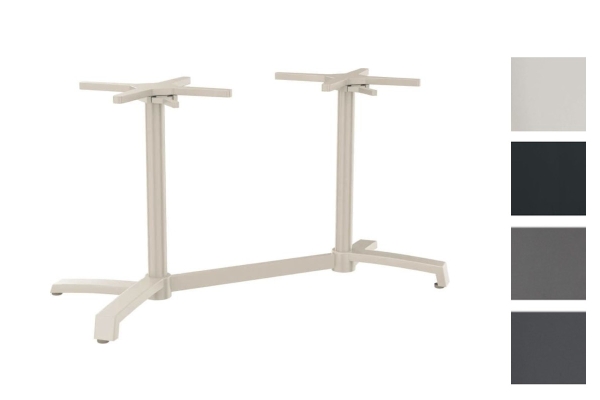 STERN® LIVORNO 2 Tischgestell Doppelwangen abklappbar