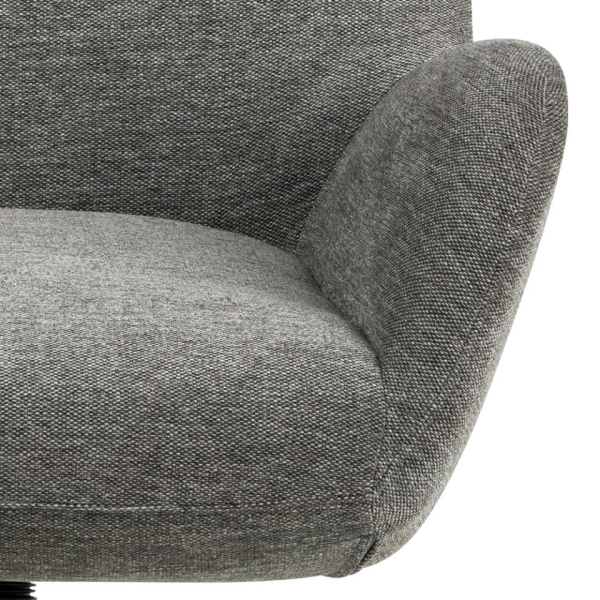 Drehsessel PORTOBELLO mit Hocker & Liegefunktion Stoff Skyland