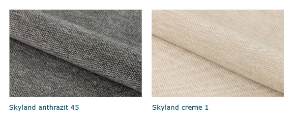 Drehsessel PORTOBELLO mit Hocker & Liegefunktion Stoff Skyland