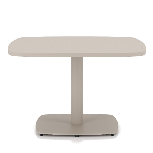 Beistelltisch MEETHINK 70x70cm abgerundet melaminbeschichtet
