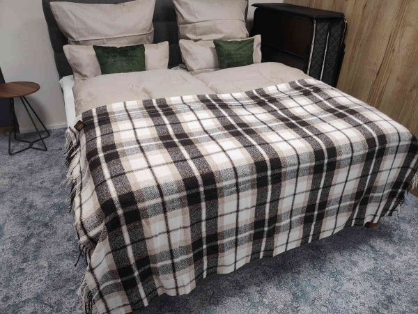 Plaid Wohndecke MARTINA Karo grob 150x200cm, VE8