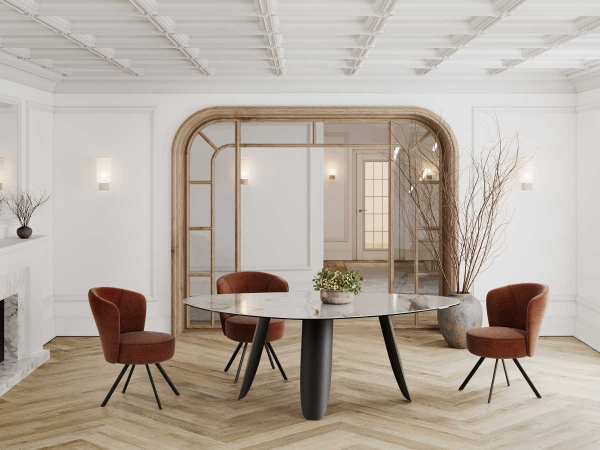 Stuhl PRAGUE mit 180° Drehsitz