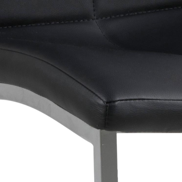 Kunstleder Stuhl ASTI chrom, VE4