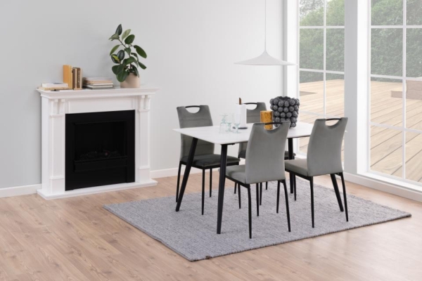 Polsterstuhl SORA mit Stoff Dublin, VE4