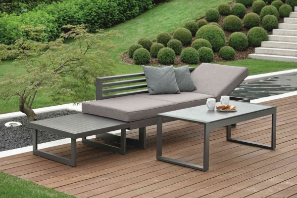 STERN® NEW HOLLY Beistelltisch Hocker 72x72x33 cm