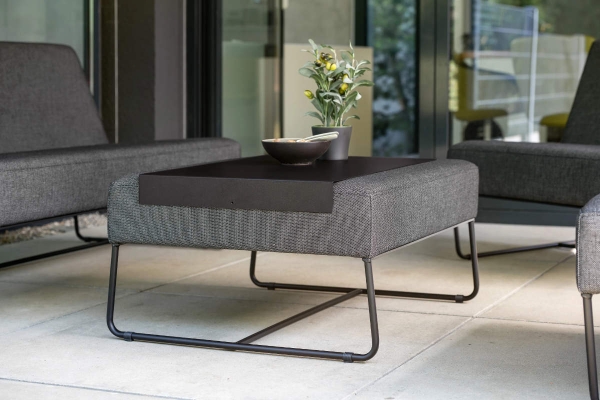 STERN® Loungeserie MIA Edelstahl schwarz matt