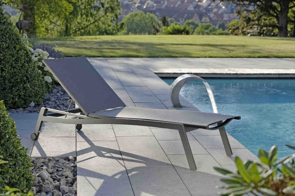 STERN® Rollenliege ALLROUND Aluminium stapelbar