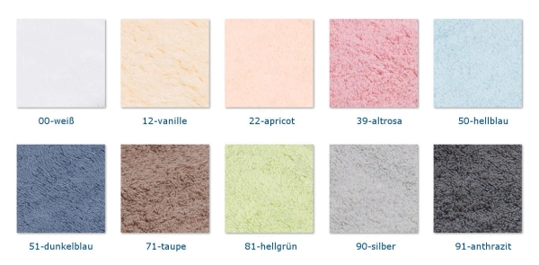 Walkfrottier MONACO Duschtuch Badvorleger, VE2