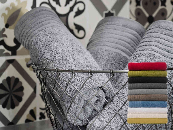 Walkfrottier HENRY Handtuch aus 100% Baumwolle, VE12