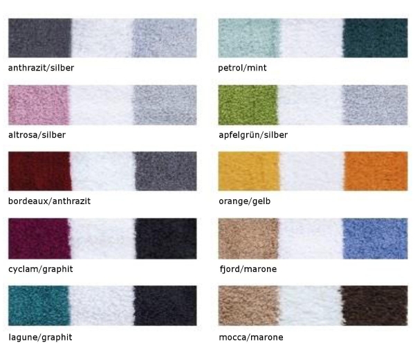 Walkfrottier NEW JERSEY Streifen aus 100% Baumwolle
