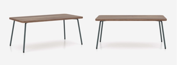 Beistelltisch ZONE 55 x 110 cm melaminbeschichtet