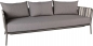 Mobile Preview: STERN® Lounge Sofa 3-Sitzer SPACE mit Kissen
